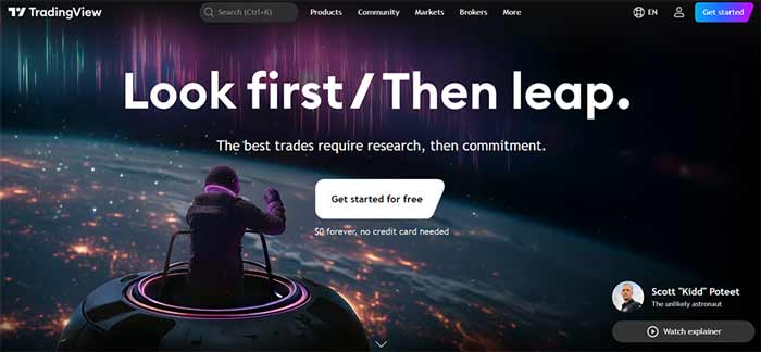 وبسایت TradingView