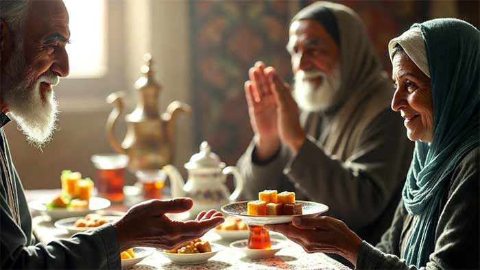 فرهنگ تعارف و احترام به دیگران